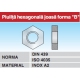 Piulita hexagonala joasa forma B DIN439 ISO4035 Inox A2