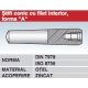 Stift conic cu filet interior forma A otel zincat DIN7978 ISO8736